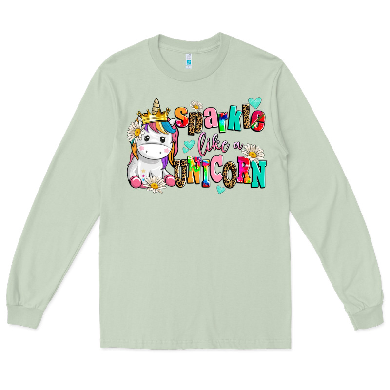 Sparkle Like A Unicorn Long Sleeve Tee by AdoDesignShop | Teevron