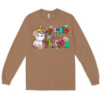 Toasted Coconut sparkle like a unicorn Long Sleeve Tee - AdoDesignShop