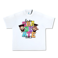 White kinder graduate 2023 Urban Heavy Tee - texasbilliewilder