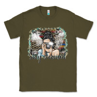 Army Green stay focused Classic Tee - SublimationCraftShop