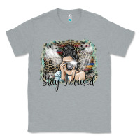 Heather Grey stay focused Classic Tee - SublimationCraftShop