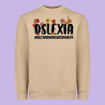 Heavyweight Sweatshirt dslexia awareness month