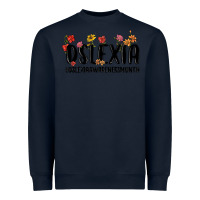 Navy dslexia awareness month Heavyweight Sweatshirt - MaliasSmallBusiness