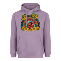 Lavender ladybuy  rainbow Heavyweight Hoodie - BarkalooDesign