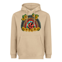 Mushroom ladybuy  rainbow Heavyweight Hoodie - BarkalooDesign