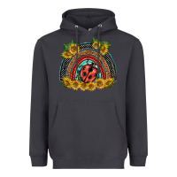 Smoke ladybuy  rainbow Heavyweight Hoodie - BarkalooDesign