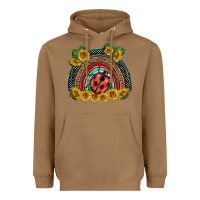 Toasted Coconut ladybuy  rainbow Heavyweight Hoodie - BarkalooDesign