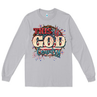 Moon Dust This is god country 4th of july Long Sleeve Tee - CowGirlArtShop