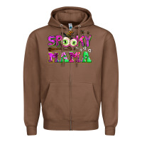 Chestnut spooky mama Zipper Hoodie - AdoDesignShop