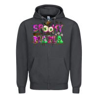 Smoke spooky mama Zipper Hoodie - AdoDesignShop