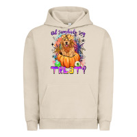 Pigment French Oak did somebody say treat Urban Hoodie - LillyAllenDesigns