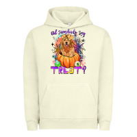 Pigment Pistachio did somebody say treat Urban Hoodie - LillyAllenDesigns