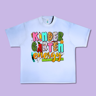 Kindergarten Energy Urban Heavy Tee Designed By Texasbilliewilder