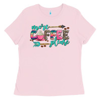 Bubblegum Pink more coffee please Ladies Tee - AdoDesignShop