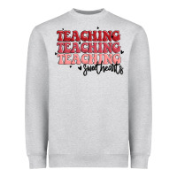 Heather Grey teaching Heavyweight Sweatshirt - MaliasSmallBusiness
