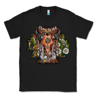 Black stay wild Classic Tee - SublimationCraftShop