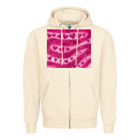 Sandshell pink glitter heart Zipper Hoodie - JahusDesignShop
