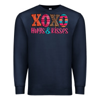 Navy xoxo hugs and kisses Premium Sweatshirt - Jasminsmagicworld