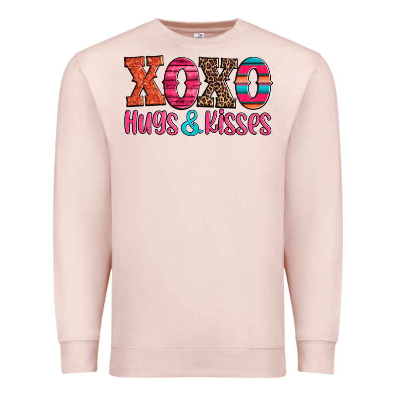 Xoxo Hugs And Kisses Premium Sweatshirt by Jasminsmagicworld | Teevron