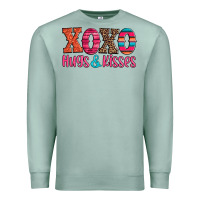 Seafoam xoxo hugs and kisses Premium Sweatshirt - Jasminsmagicworld