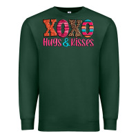 Sports Green xoxo hugs and kisses Premium Sweatshirt - Jasminsmagicworld