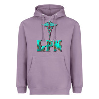 Lavender licensed practical nurse medical symbol Heavyweight Hoodie - BarkalooDesign