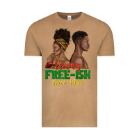 Vintage Camel living free ish since 1865 with afro black woman a Vintage Tee - texasbilliewilder