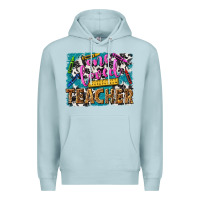 Blue Mist one loved teacher Premium Hoodie - NancyCooperArtShop