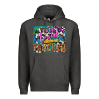 Charcoal Heather one loved teacher Premium Hoodie - NancyCooperArtShop