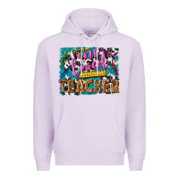 Lilac one loved teacher Premium Hoodie - NancyCooperArtShop
