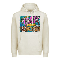 Oatmeal Heather one loved teacher Premium Hoodie - NancyCooperArtShop
