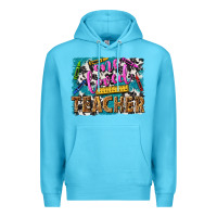 Ocean Blue one loved teacher Premium Hoodie - NancyCooperArtShop