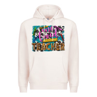 Pale Pink one loved teacher Premium Hoodie - NancyCooperArtShop