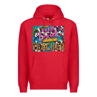 Red one loved teacher Premium Hoodie - NancyCooperArtShop