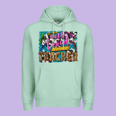 One Loved Teacher Premium Hoodie Designed By Nancycooperartshop