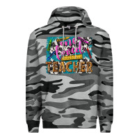 Slate Camo one loved teacher Premium Hoodie - NancyCooperArtShop