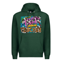 Sports Green one loved teacher Premium Hoodie - NancyCooperArtShop