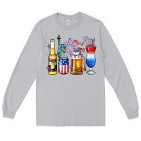 Moon Dust 4th of July American drinks Long Sleeve Tee - Neo Western