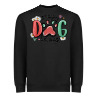 Black crazy dog lady Heavyweight Sweatshirt - MaliasSmallBusiness