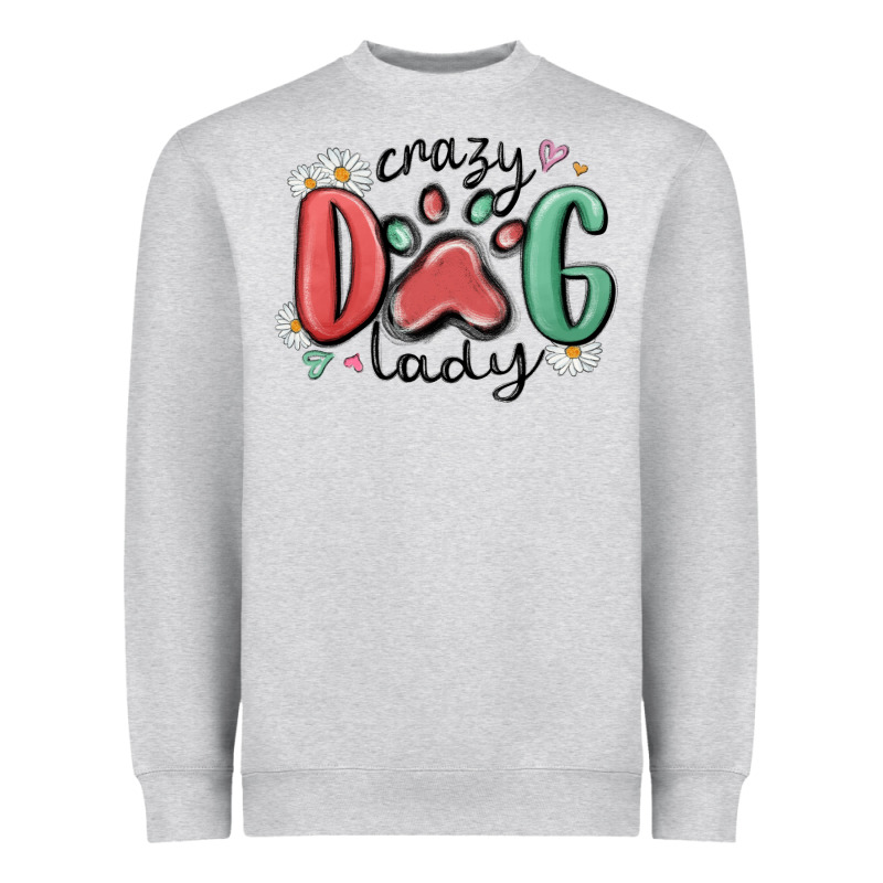 Crazy Dog Lady Heavyweight Sweatshirt by MaliasSmallBusiness | Teevron