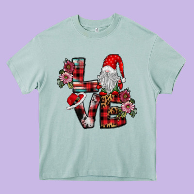 Love Gnome Heavy Core Tee Designed By Sublimationcraftshop
