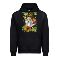 Black too cute too spook Urban Hoodie - LillyAllenDesigns