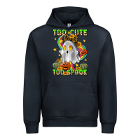 Navy too cute too spook Urban Hoodie - LillyAllenDesigns