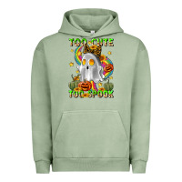 Pigment Oil Green too cute too spook Urban Hoodie - LillyAllenDesigns