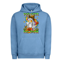 Pigment Pebble Blue too cute too spook Urban Hoodie - LillyAllenDesigns