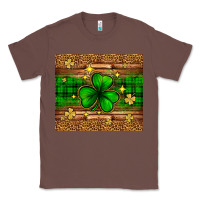 Chestnut St. Patrick's Day shamrock leopard Classic Tee - Neo Western