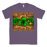 Lavender St. Patrick's Day shamrock leopard Classic Tee - Neo Western