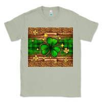 Matcha St. Patrick's Day shamrock leopard Classic Tee - Neo Western
