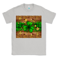 Moon Dust St. Patrick's Day shamrock leopard Classic Tee - Neo Western