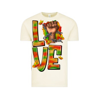 Vintage Arctic love juneteenth with fist Vintage Tee - texasbilliewilder